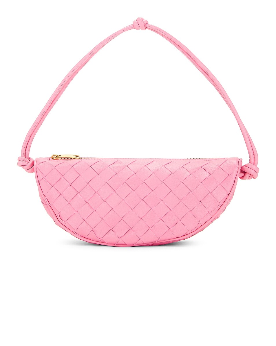 

Сумка через плечо Bottega Veneta Half Moon Strap Pouch, цвет Ribbon & Gold
