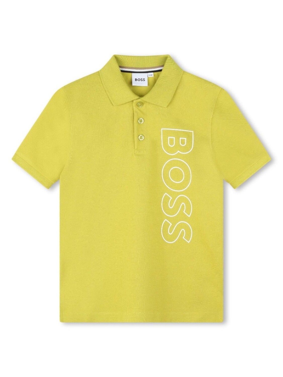 

BOSS Kidswear рубашка поло с логотипом, желтый