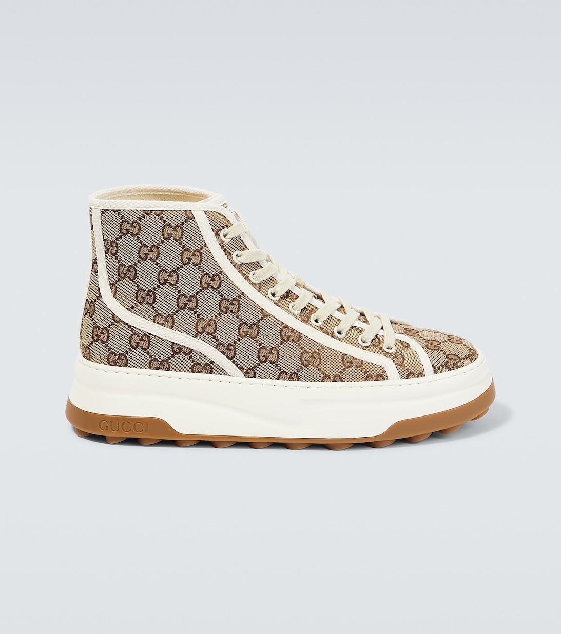 

Высокие кеды с логотипом GG Gucci, разноцветный