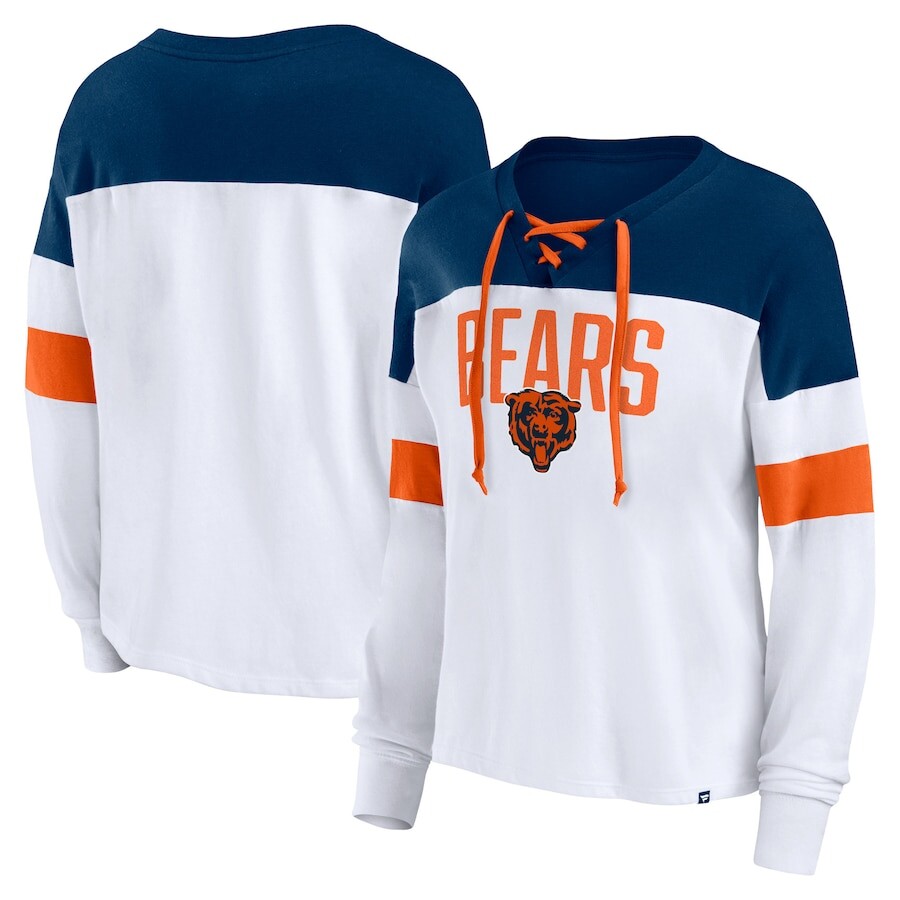 

Футболка с длинным рукавом Fanatics Branded Chicago Bears, белый