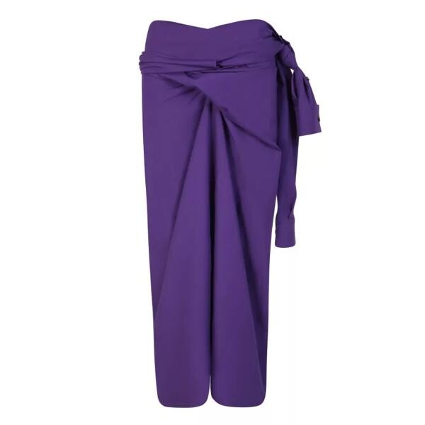 

Юбка wrapped design skirt Quira, фиолетовый
