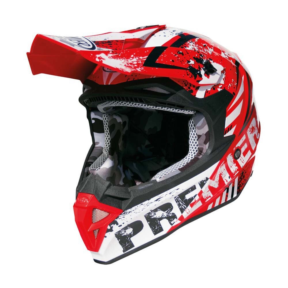 

Шлем для мотокросса Premier Helmets 23 Exige ZX2 22.06, красный