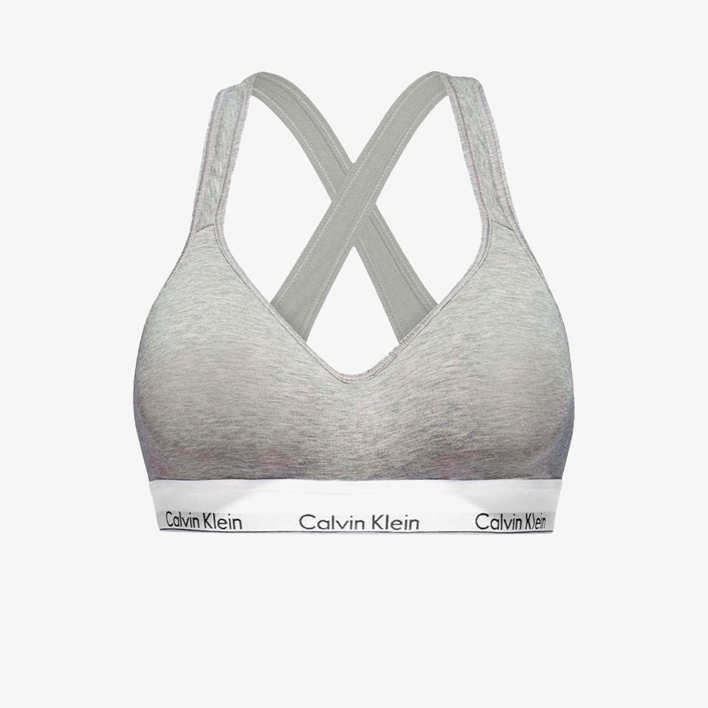 Бюстгальтер Modern Cotton Padded Bralette 'Grey' Calvin Klein, серый