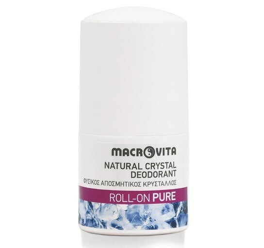 

Шариковый дезодорант MACROVITA с натуральным кристаллом PURE.