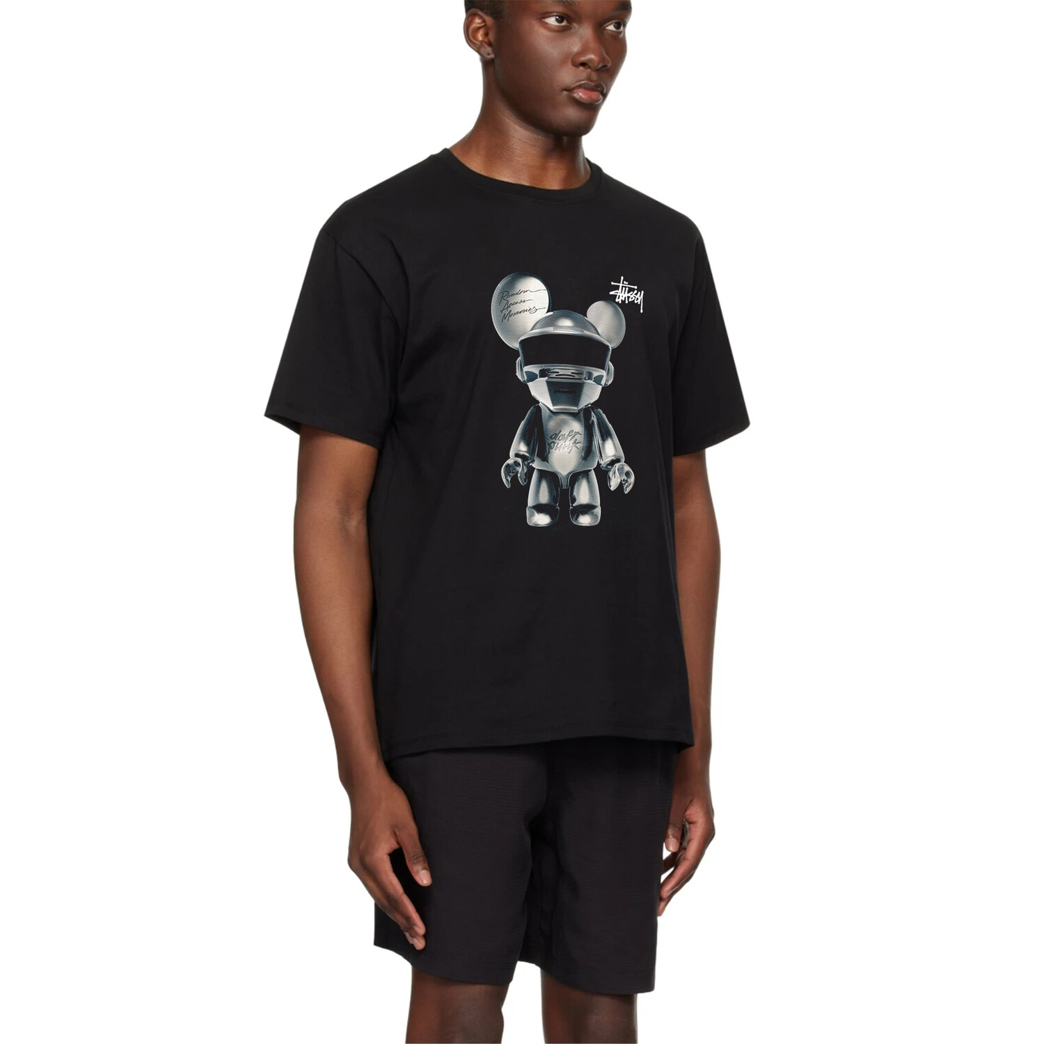 

Футболка унисекс черная Stussy, черный