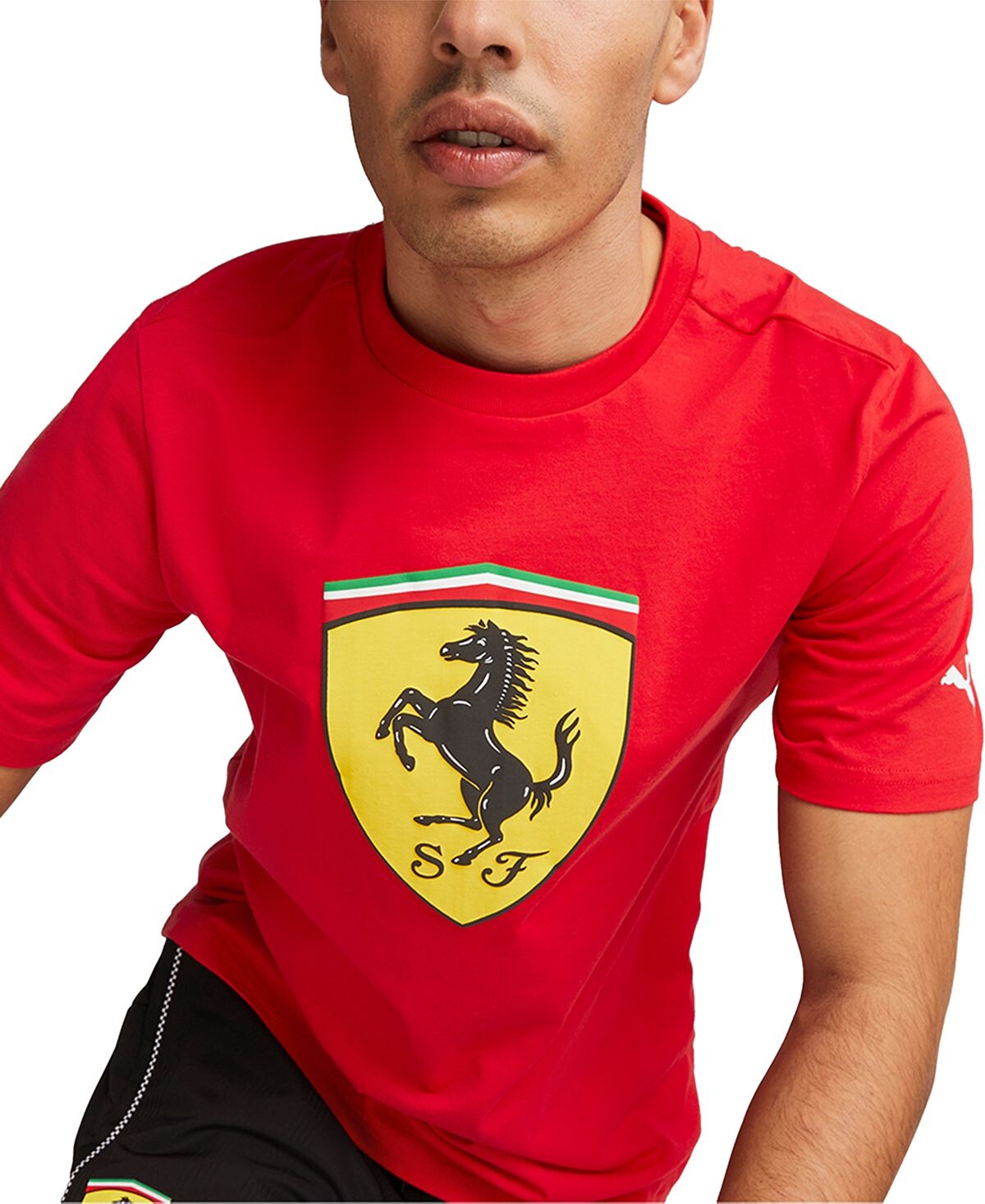 

Мужская футболка с рисунком Ferrari Racing Shield Puma