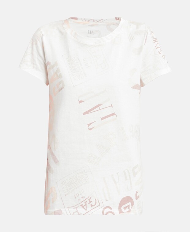 

Футболка Gap, цвет Wool White