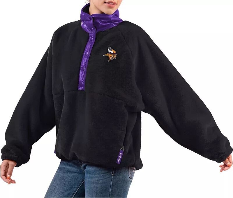 

Женская черная куртка G-III for Her Minnesota Vikings Centerfield