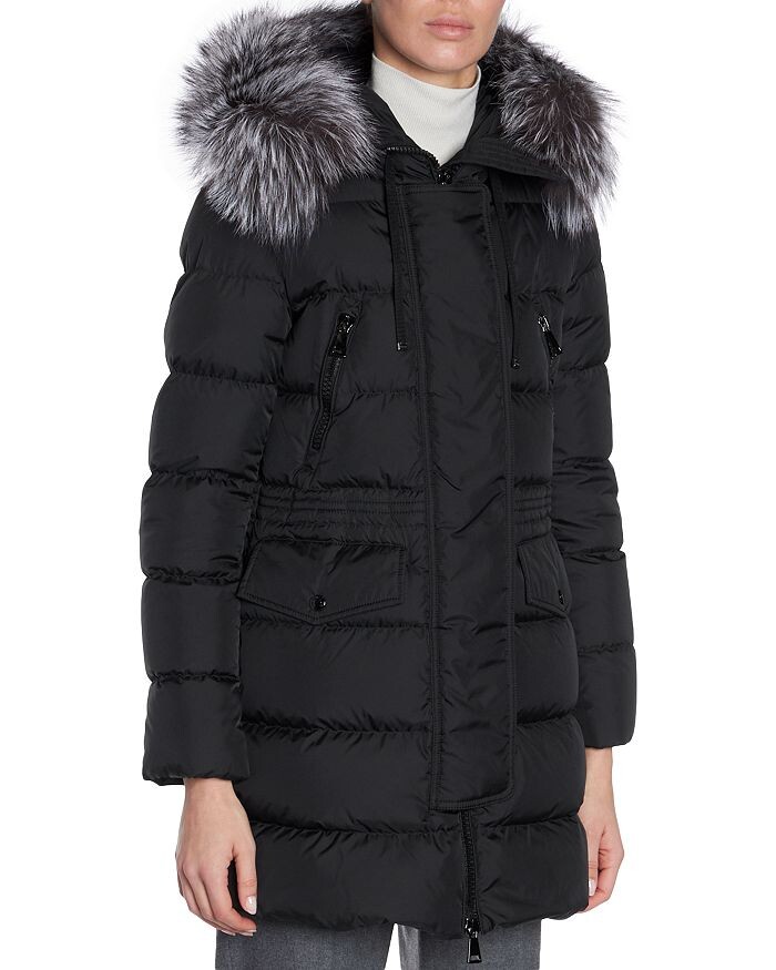 

Moncler Пуховая парка с капюшоном Aphroti, черный