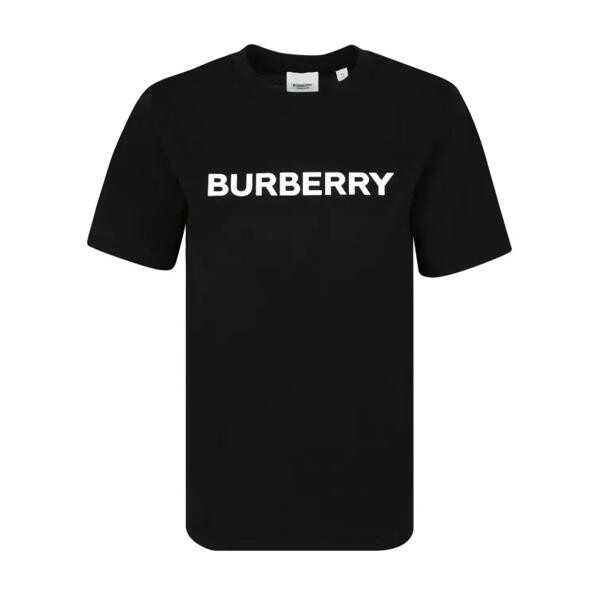 

Футболка black cotton t-shirt Burberry, черный