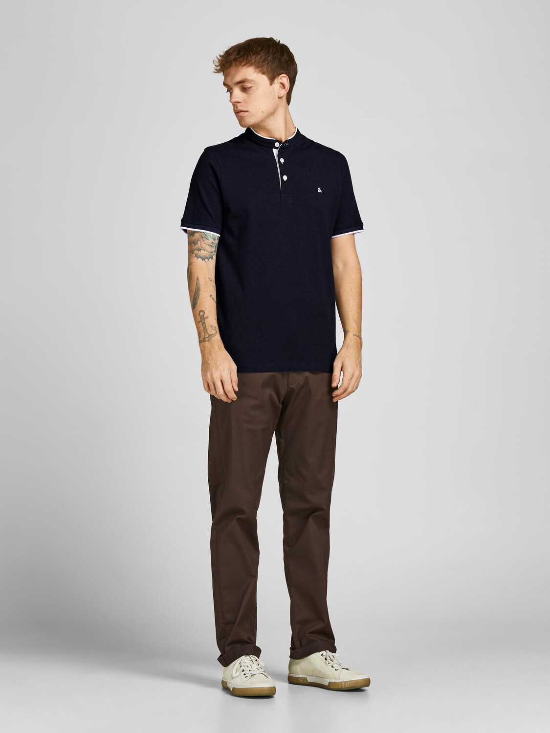 

Футболка Jack & Jones 'Paulos Mao', темно-синий