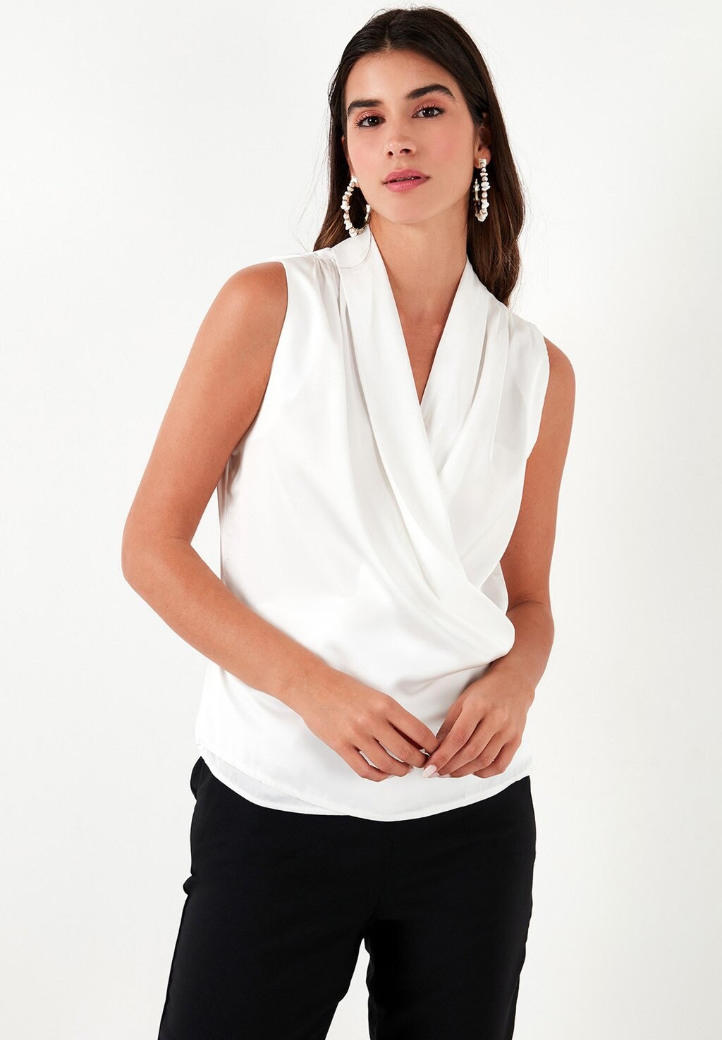 

Топ Regular Fit LELA, белый