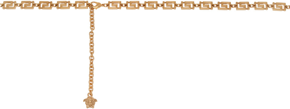 

Золотой ремень-цепочка Greca Goddess золотистый Versace