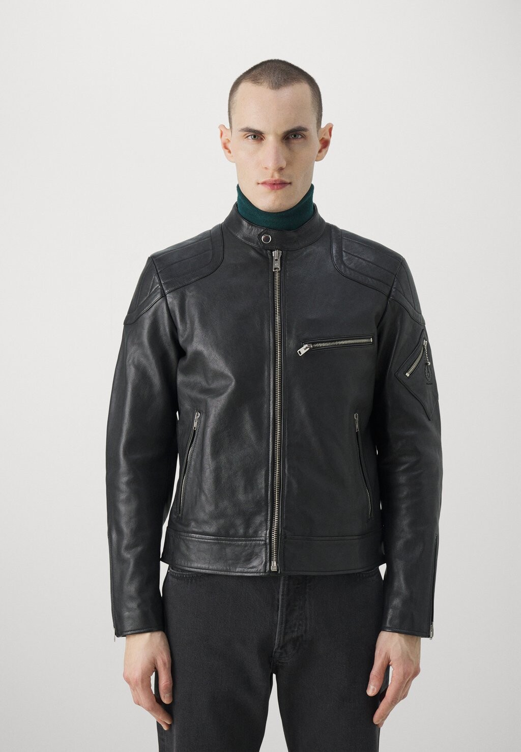 

Кожаная куртка RACER JACKET Belstaff, цвет black