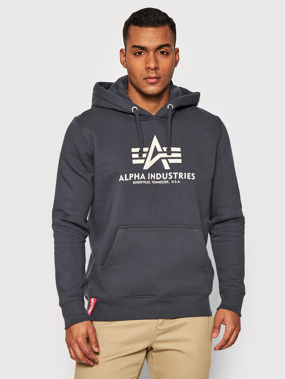 

Толстовка обычного кроя Alpha Industries, серый
