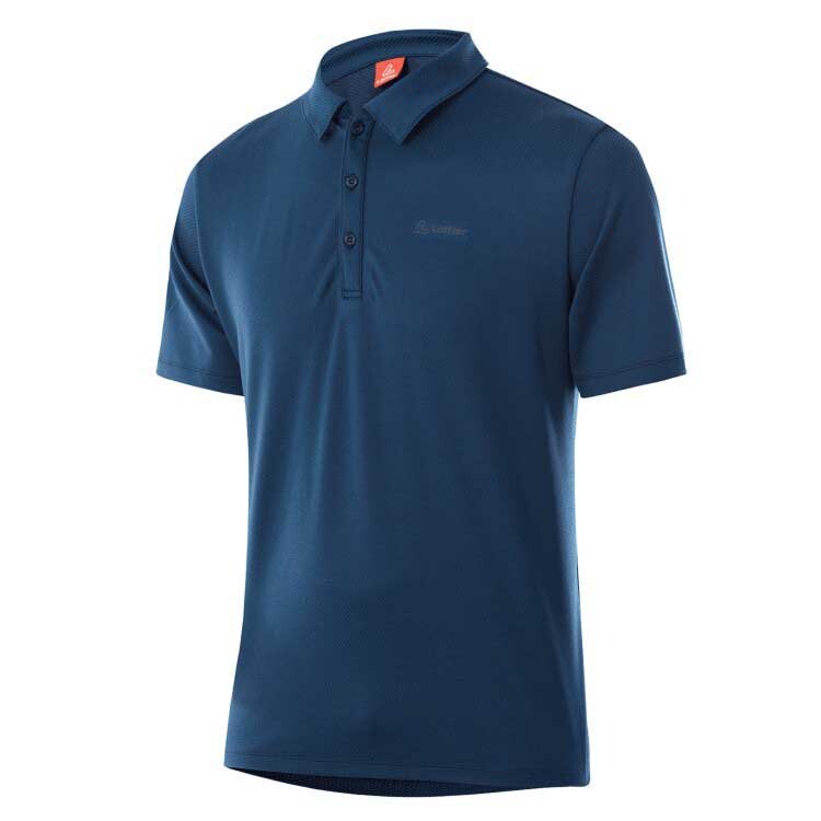 

Поло с коротким рукавом Loeffler Tencel CF, синий
