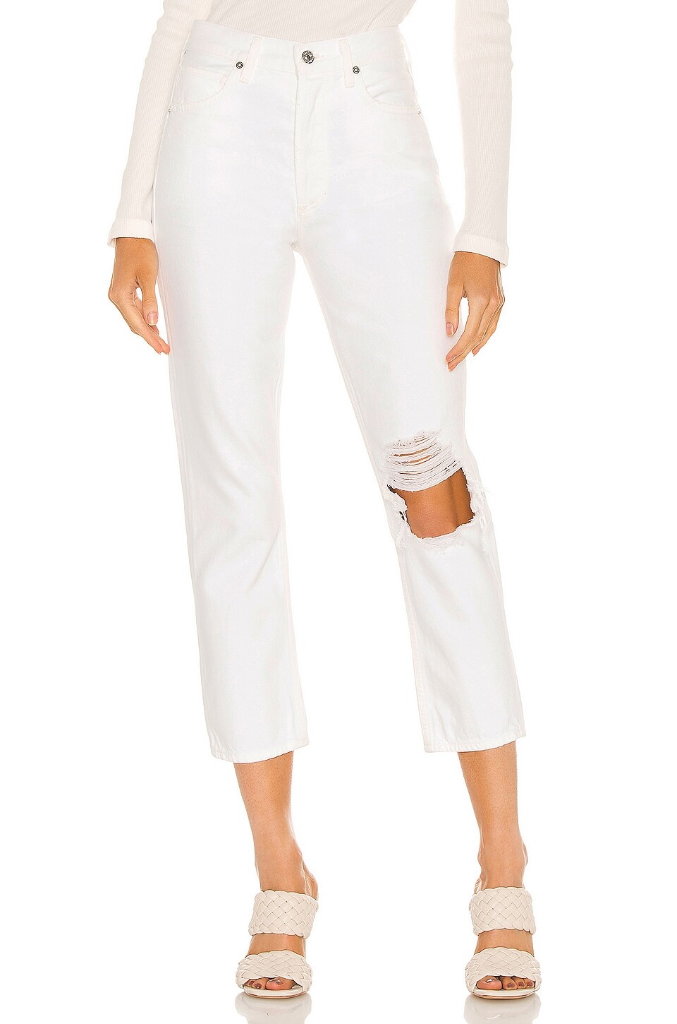 

Джинсы Citizens of Humanity Charlotte Crop High, цвет Fiori