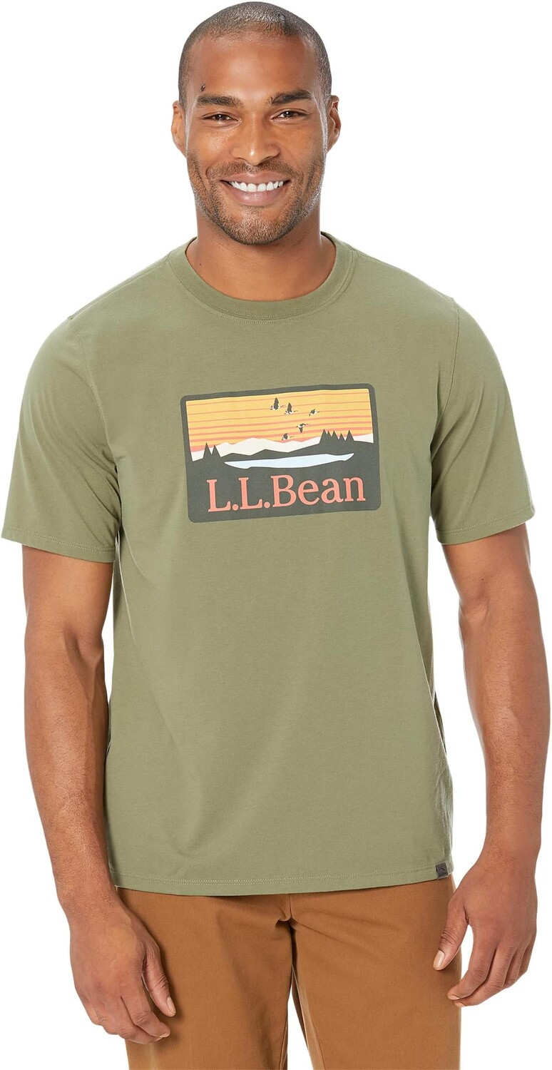 

Футболка Hunter's с графическим рисунком L.L.Bean, цвет Deep Olive