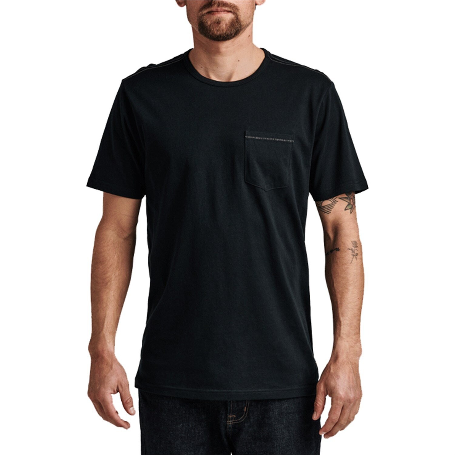 

Рубашка Roark Well Worn Light Organic, черный