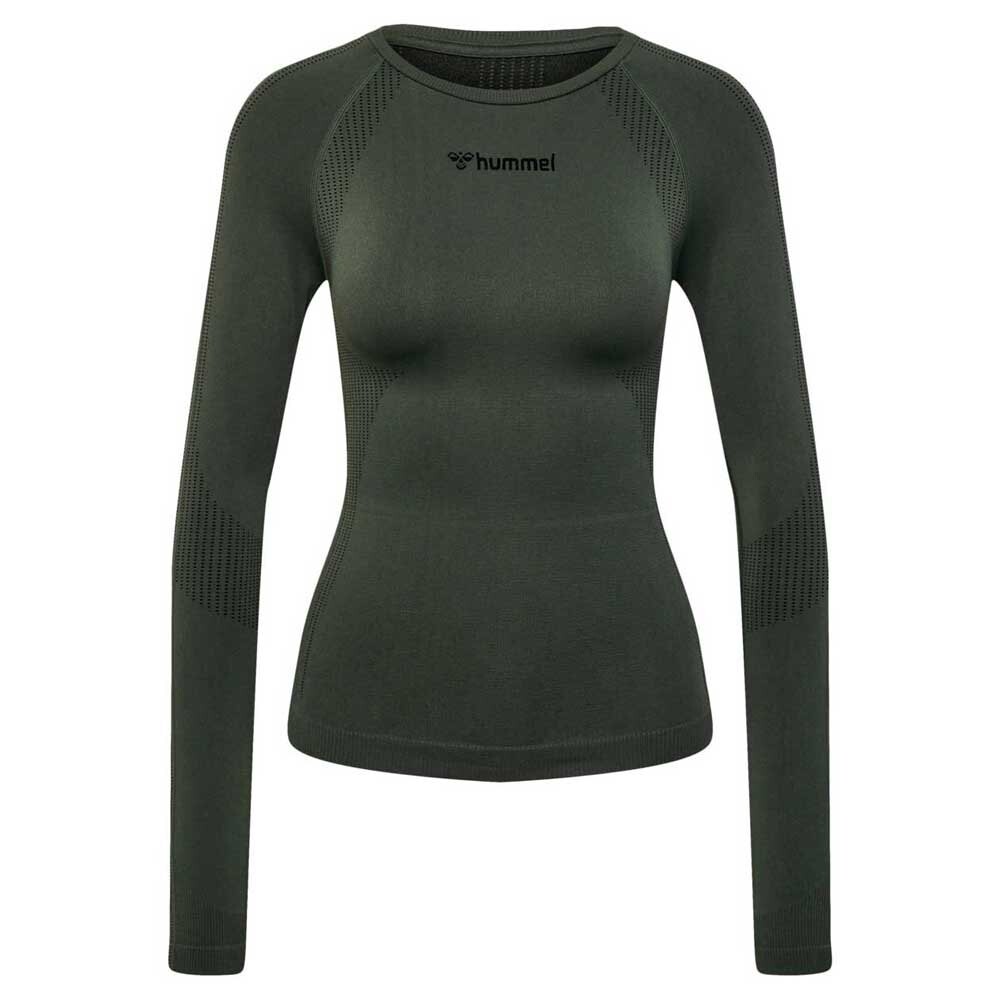 

Футболка с длинным рукавом Hummel Shaping Seamless, зеленый