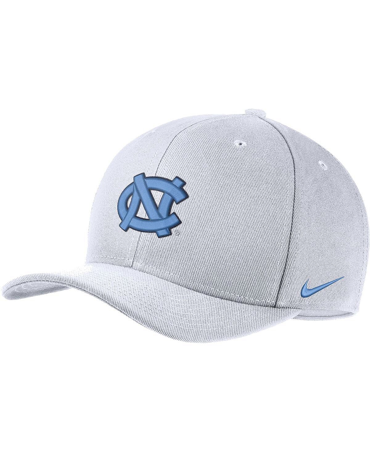 

Мужская белая кепка North Carolina Tar Heels Classic99 с логотипом Swoosh Performance Flex Nike