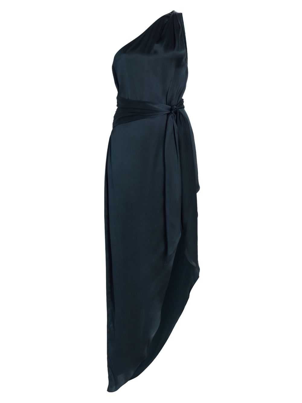 Шелковое макси-платье Palmira на одно плечо Amanda Uprichard ярусное шелковое платье auryn на одно плечо ulla johnson