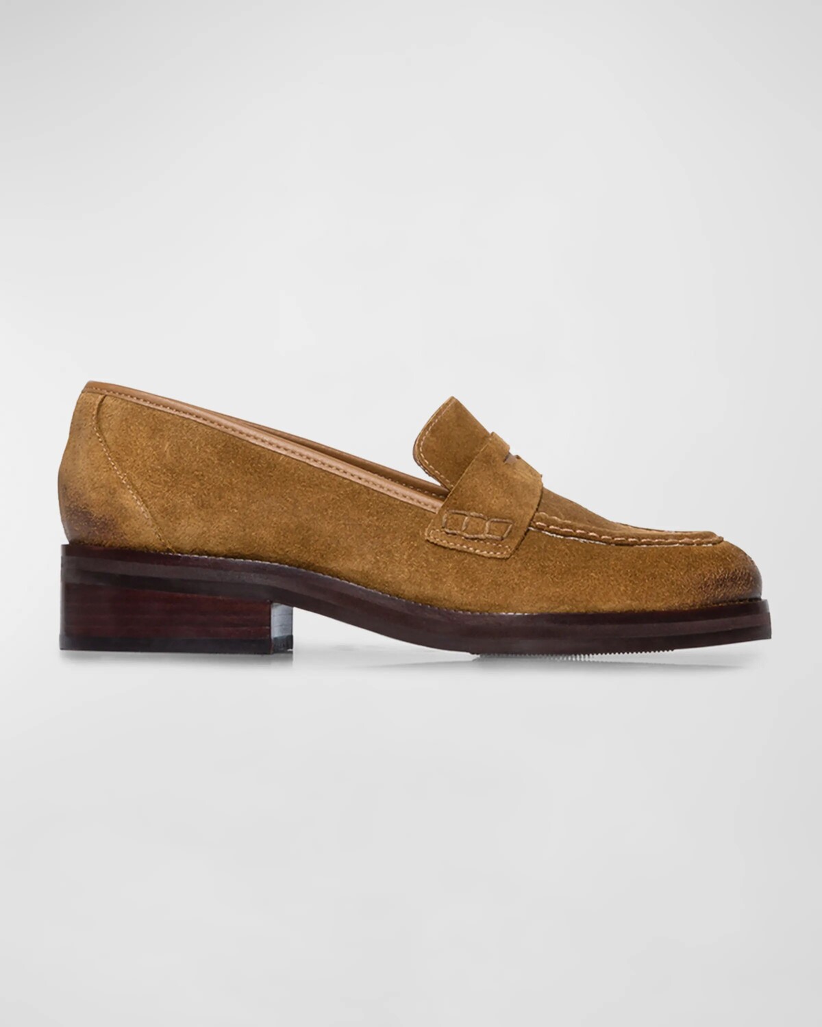 

Замшевые лоферы Tabitha Penny Bernardo, цвет Safari Split Suede
