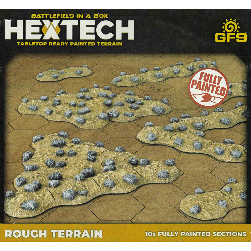 

Миниатюра Gale Force 9 Battlefield in a Box: HexTech - Rough Terrain (10)
