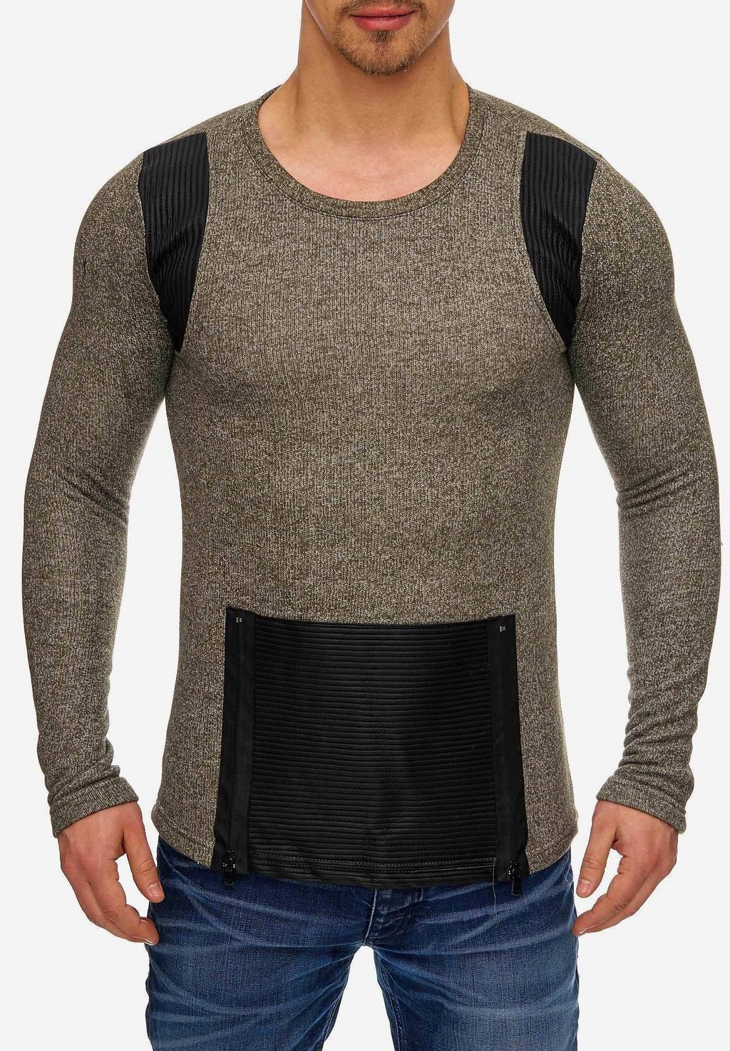 цена Вязаный свитер Tazzio, цвет khaki