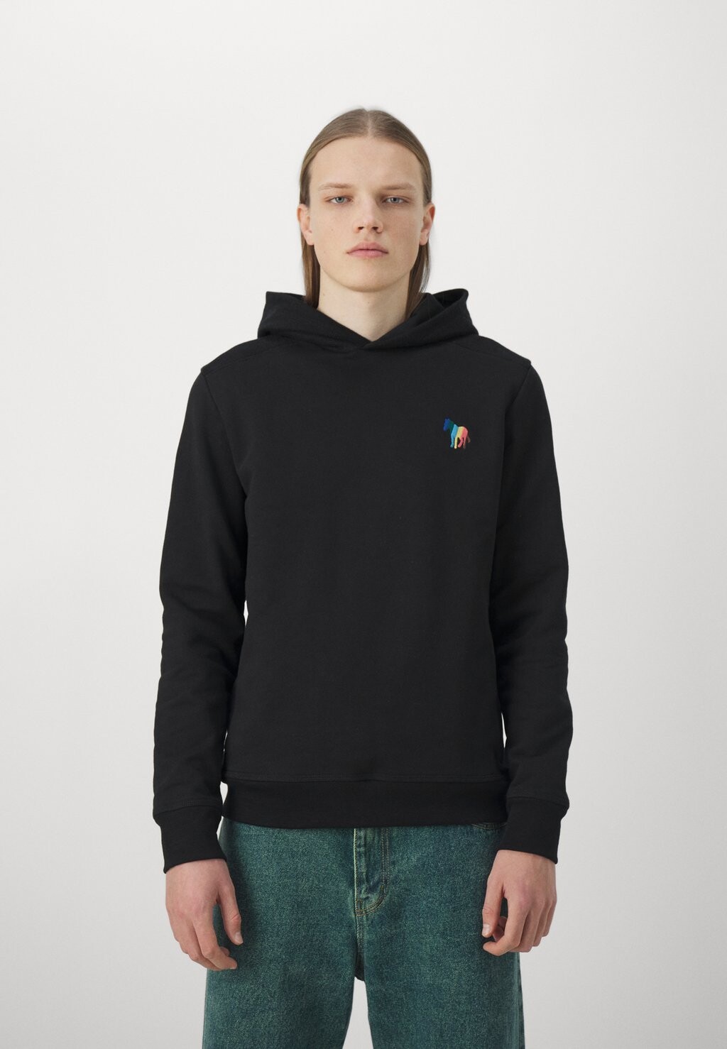 Толстовка MENS HOODY ZEBRA PS Paul Smith, черный толстовка fit hoody zebra ps paul smith темно синий