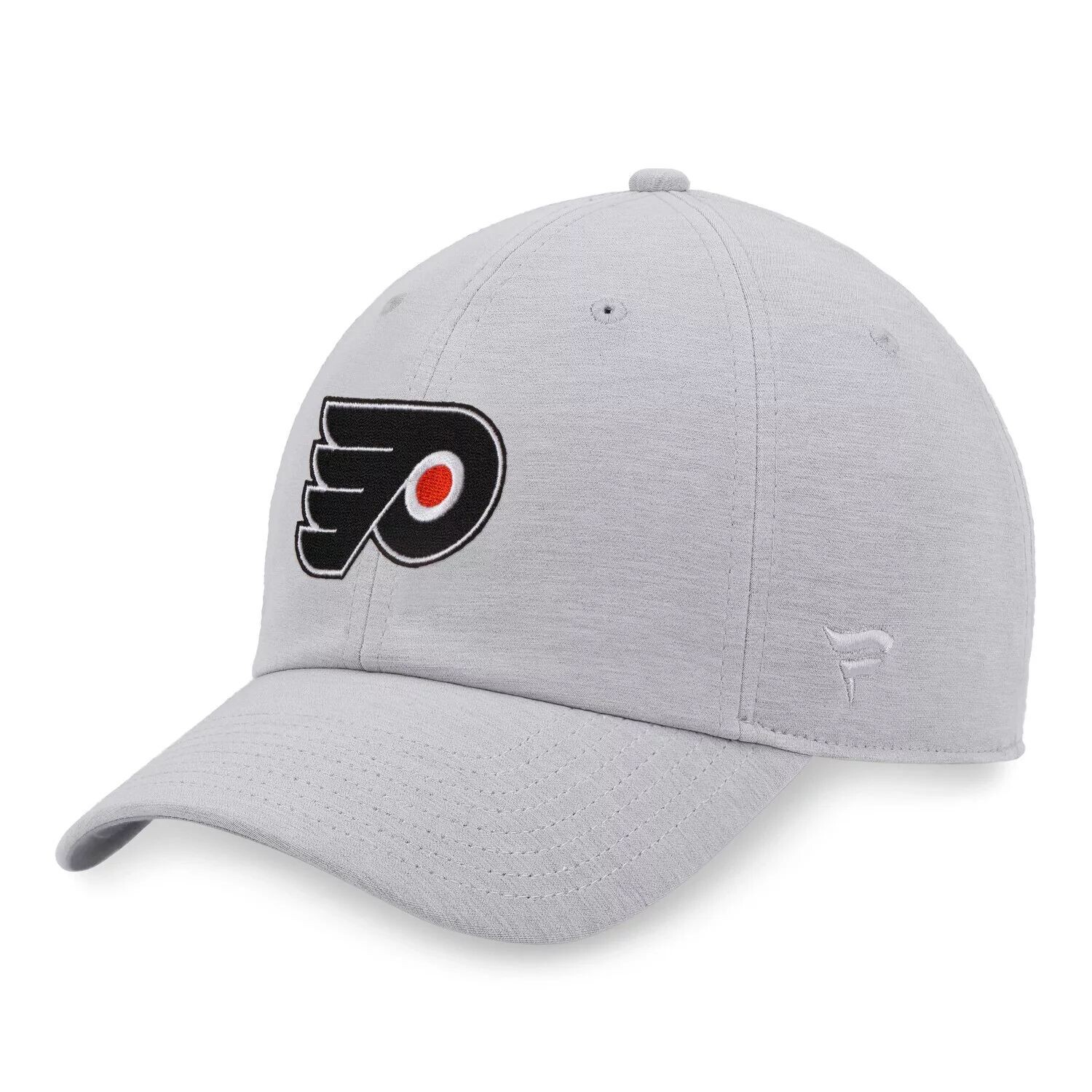

Мужская регулируемая кепка с логотипом Fanatics Heather Grey Philadelphia Flyers