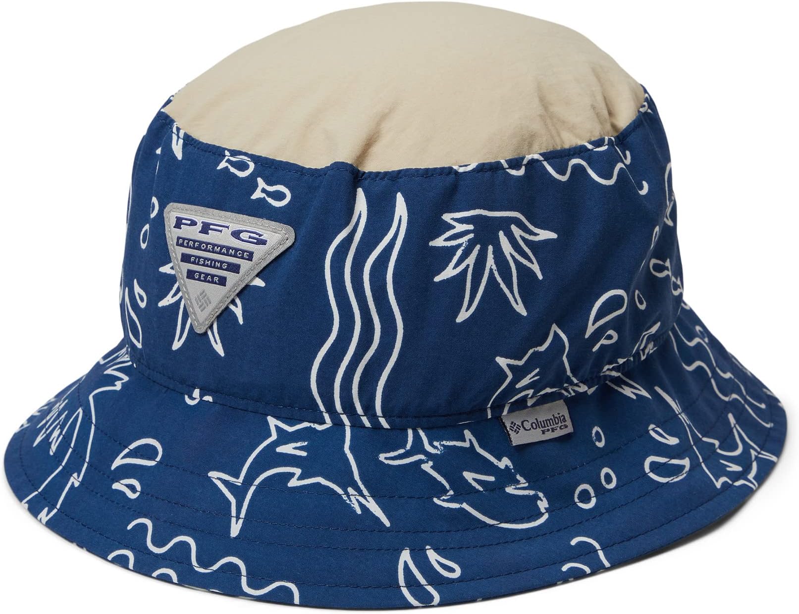 

Панама Columbia PFGBucket Hat, цвет Carbon Marlin Shores/Ancient Fossil