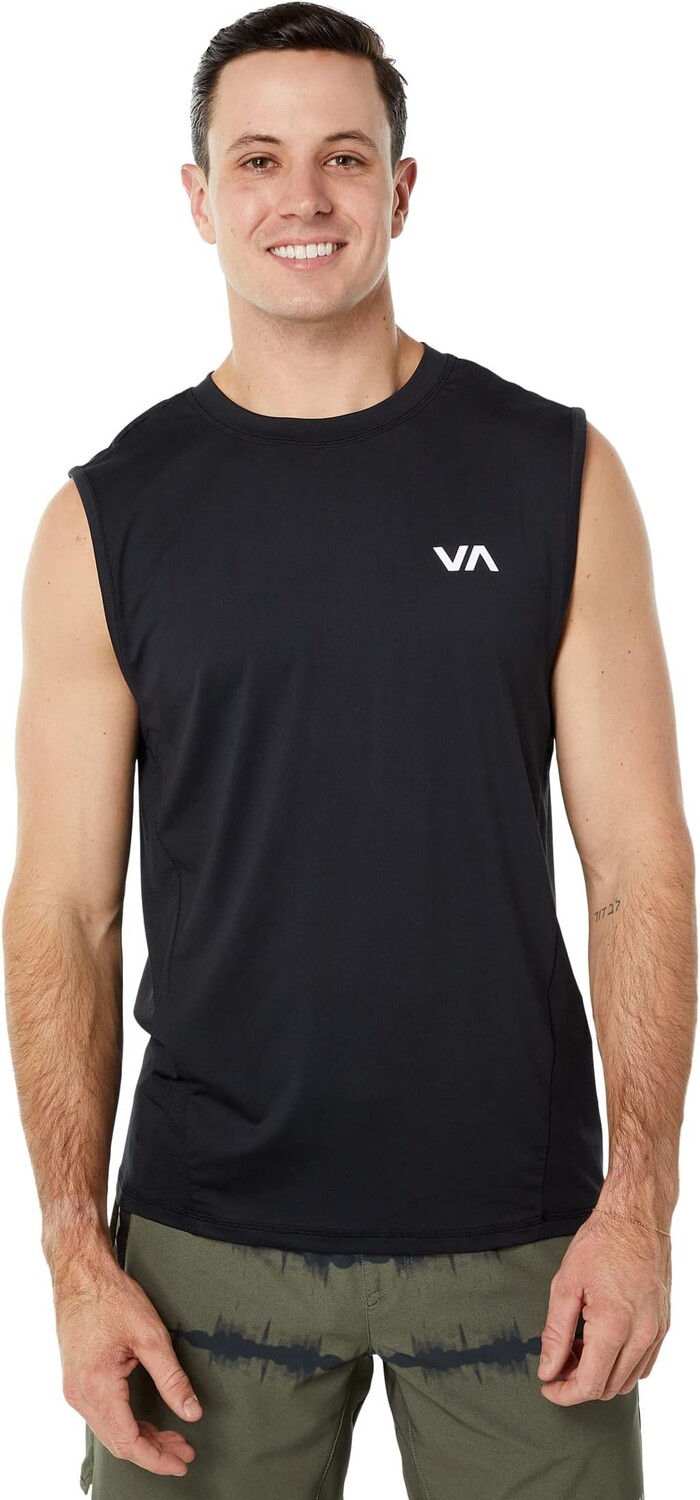 Майка Sport Vent Muscle Tank RVCA, черный