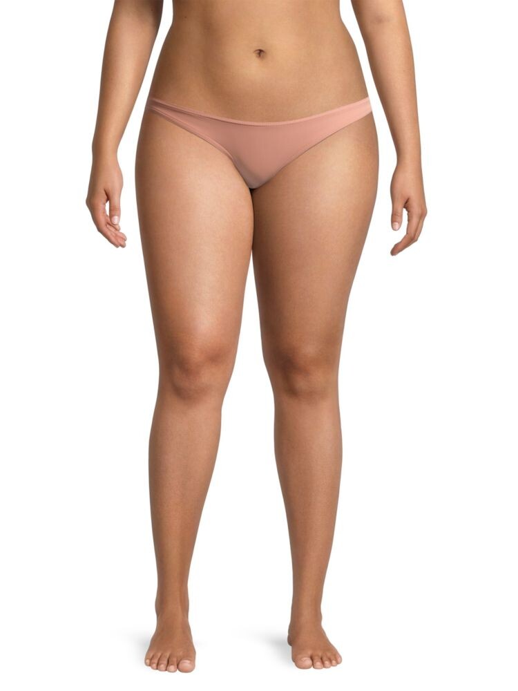

Низ бикини с овальной талией Basics Karla Colletto Swim, цвет Fawn