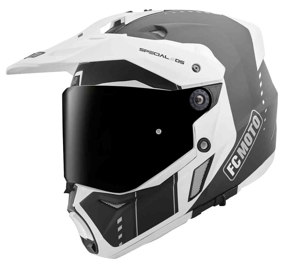 Шлем Merkur Pro Air Enduro FC-Moto, черно-белый
