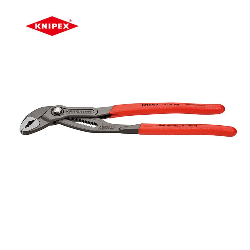 Высокотехнологичные клещи для водяных насосов KNIPEX Cobra, импортированные из Германии, 300 мм – 12 дюймов 87 01 300