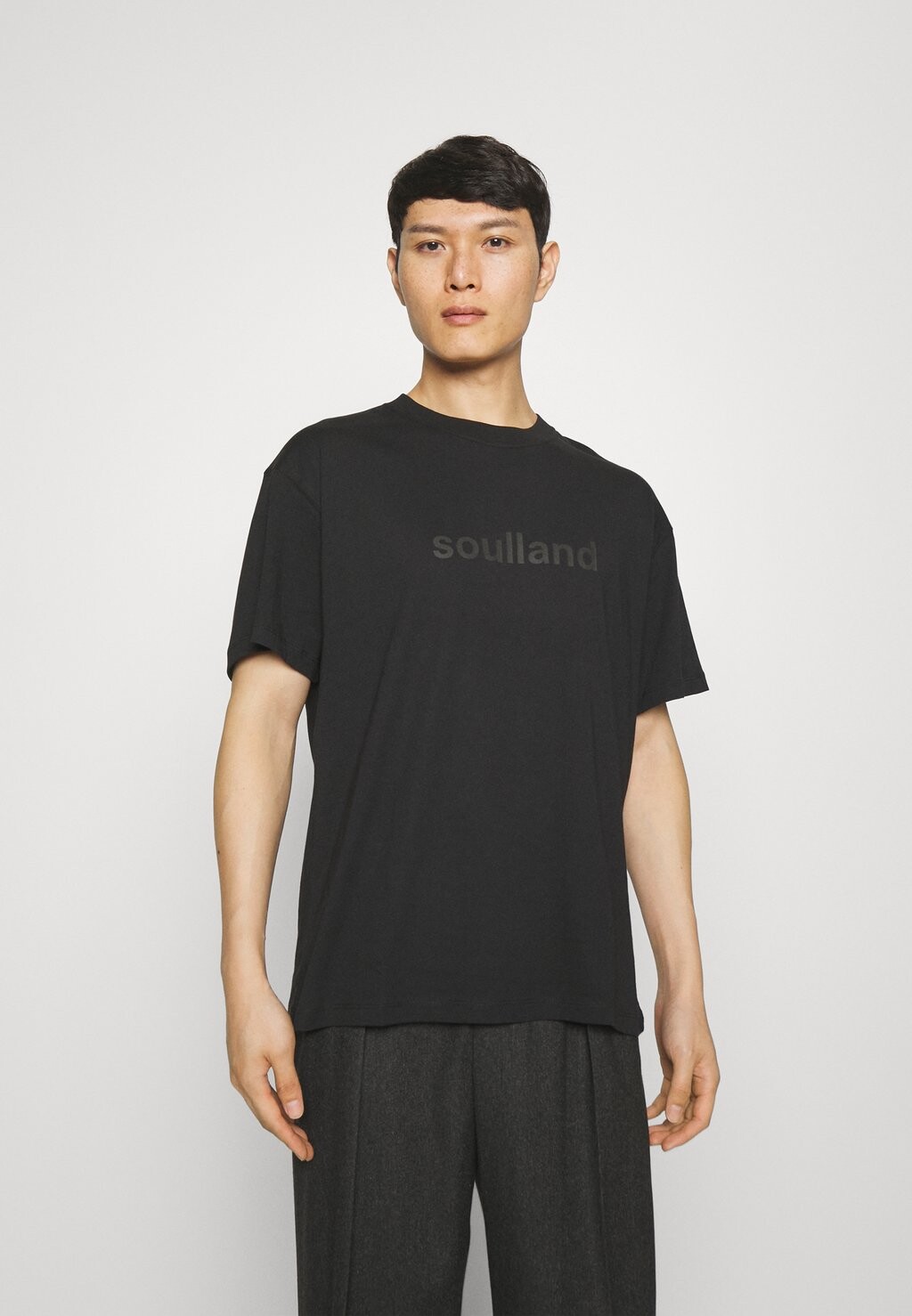 

Футболка с принтом OCEAN UNISEX Soulland, цвет black