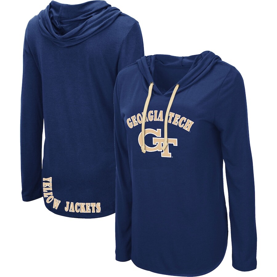 

Футболка с длинным рукавом Colosseum Georgia Tech Yellow Jackets, нави