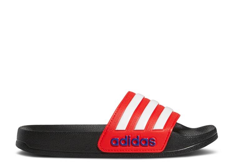 

Кроссовки Adidas ADILETTE SHOWER SLIDES J 'BLACK VIVID RED, черный