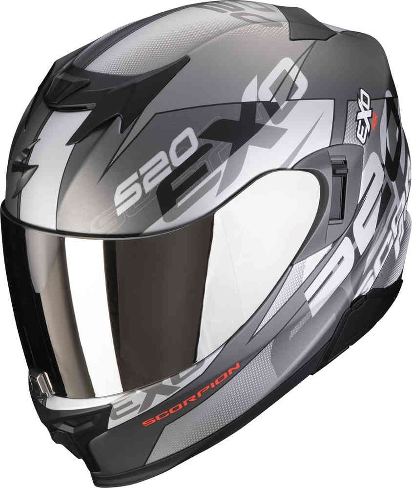 EXO-520 Evo Шлем с воздушной крышкой Scorpion, серый мэтт air filter cover