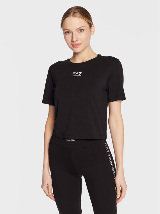 

Футболка стандартного кроя Ea7 Emporio Armani, черный