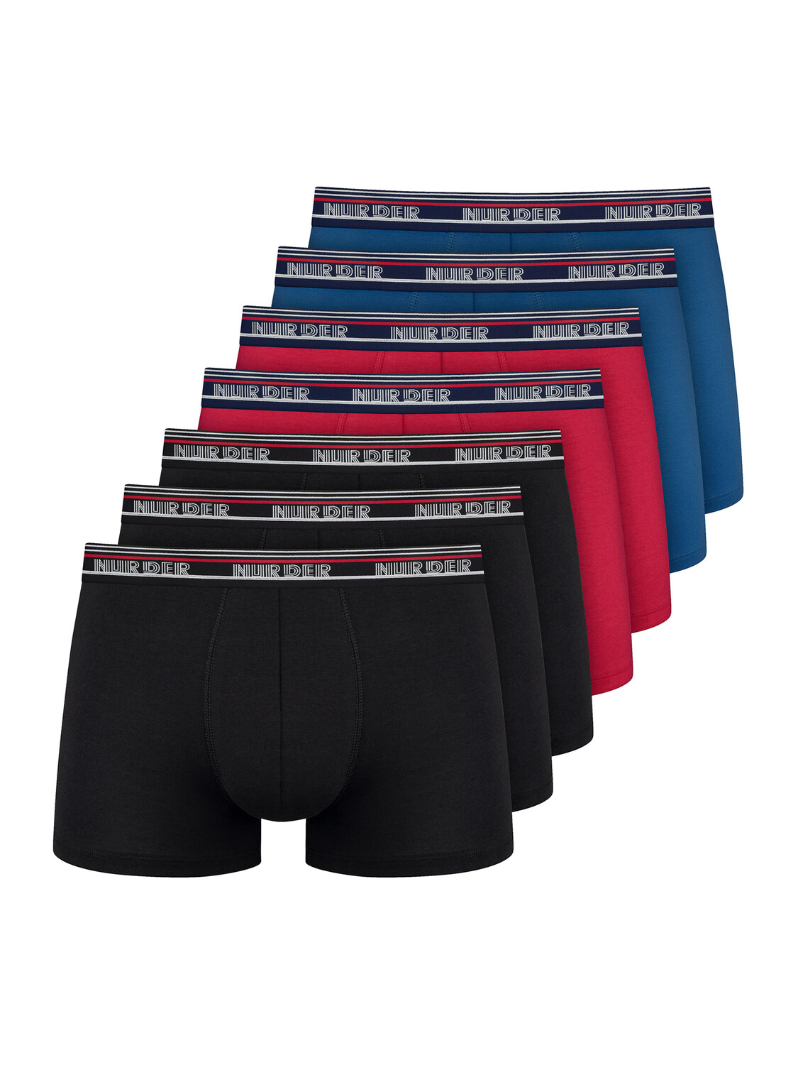 

Боксеры NUR DER Boxer Powerful, цвет blau/rot/schwarz