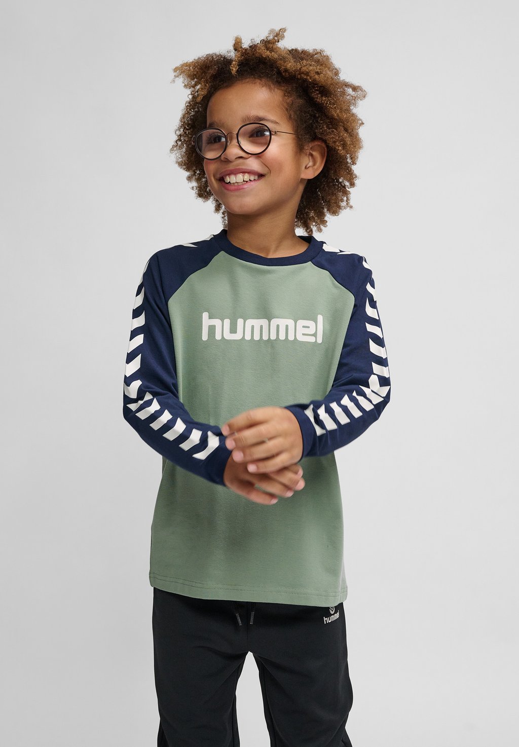 Рубашка с длинным рукавом Hummel, цвет hedge green