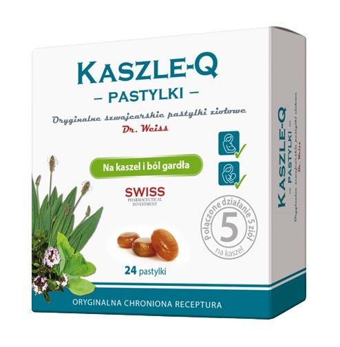 цена Травяные пастилки Kaszle-Q Pastylki Do Ssania, 24 шт
