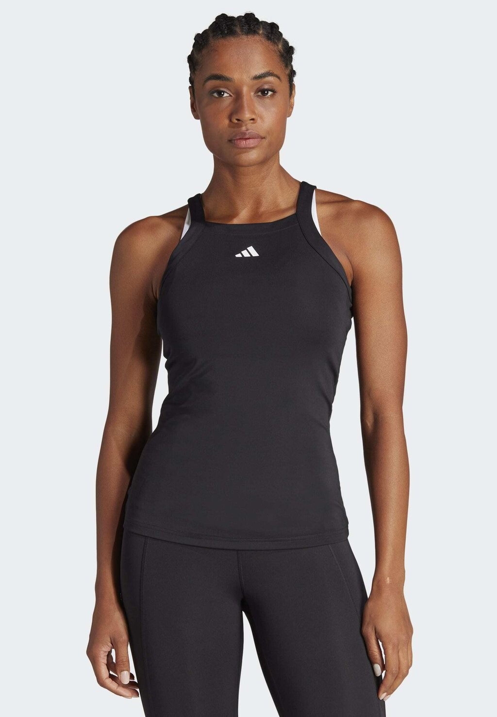 

Топ Adidas, черно-белый