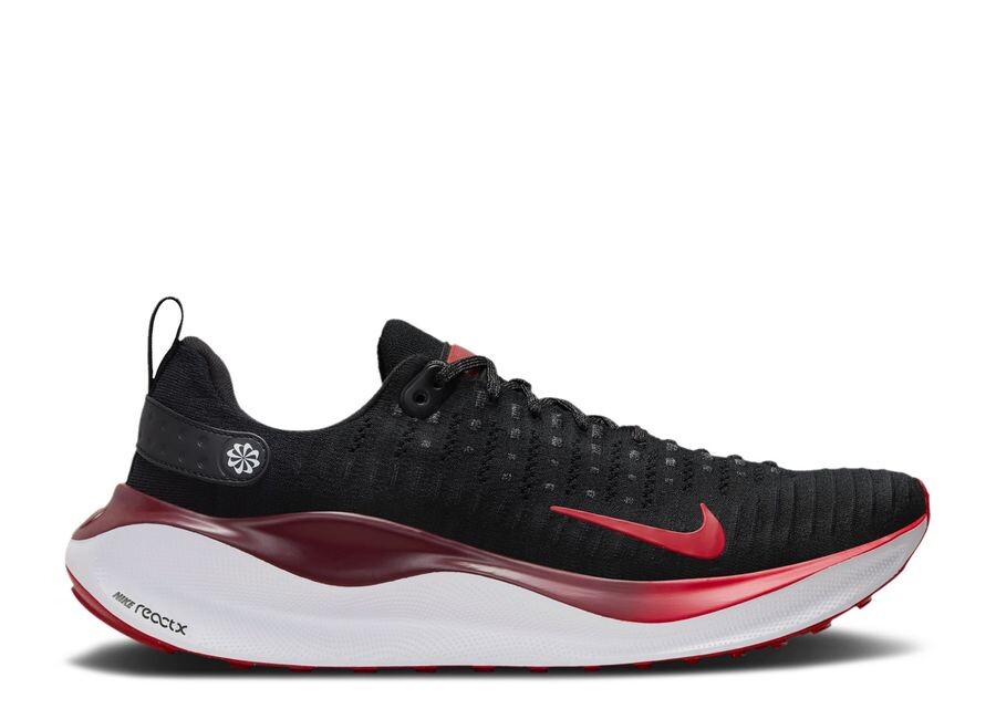 

Кроссовки Nike Reactx Infinity Run 4 'Black Fire Red', черный