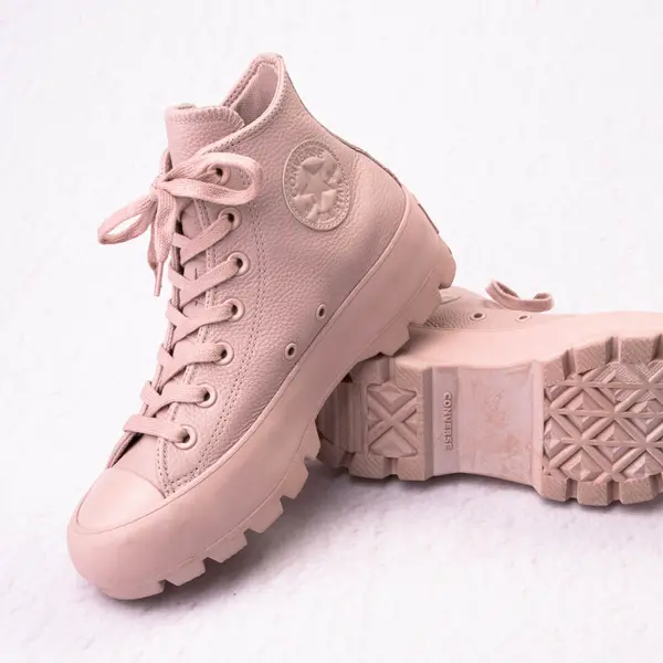 

Женские кожаные кроссовки Converse Chuck Taylor All Star Hi Lugged, лиловый