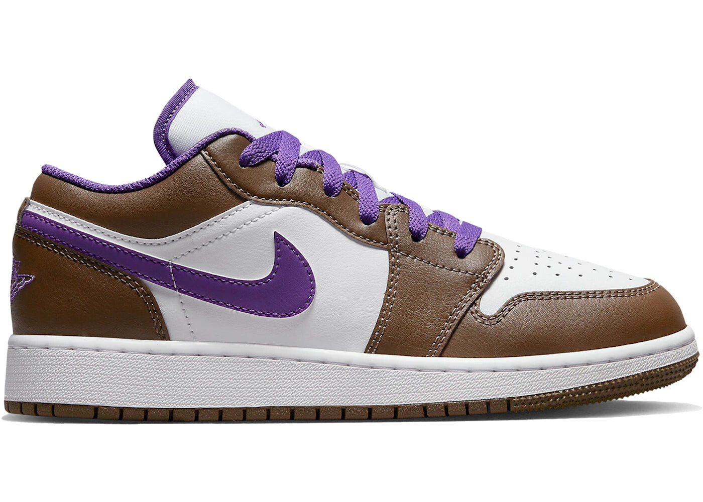 

Кроссовки подростковые Nike Air Jordan 1 Low Purple Mocha