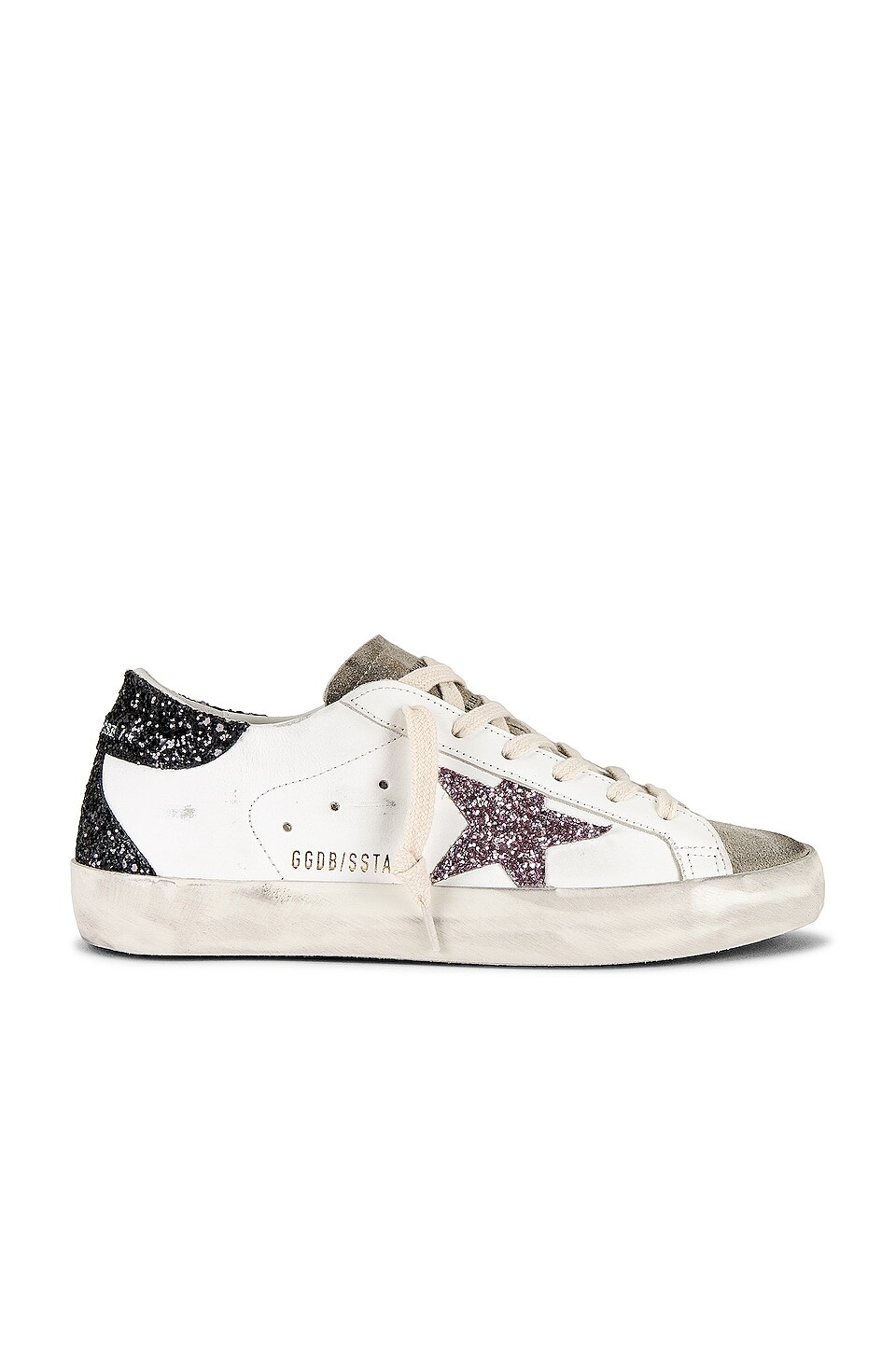 

Кроссовки Golden Goose Super-Star, цвет Cream, Taupe, Mauve Pink, & Black