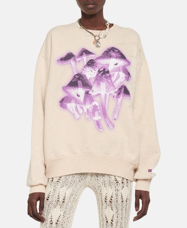 

Толстовка Acne Studios, бежевый